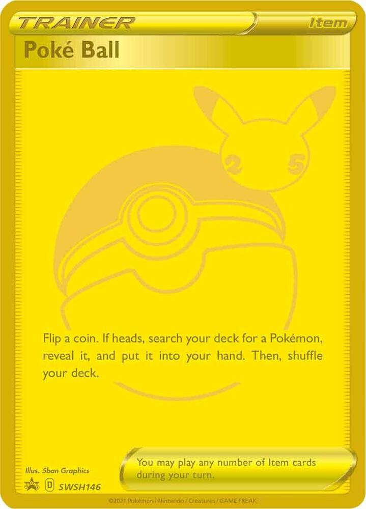 Poke Ball SWSH146 (SWSH: Sword & Shield Promo Cards)  - Holofoil