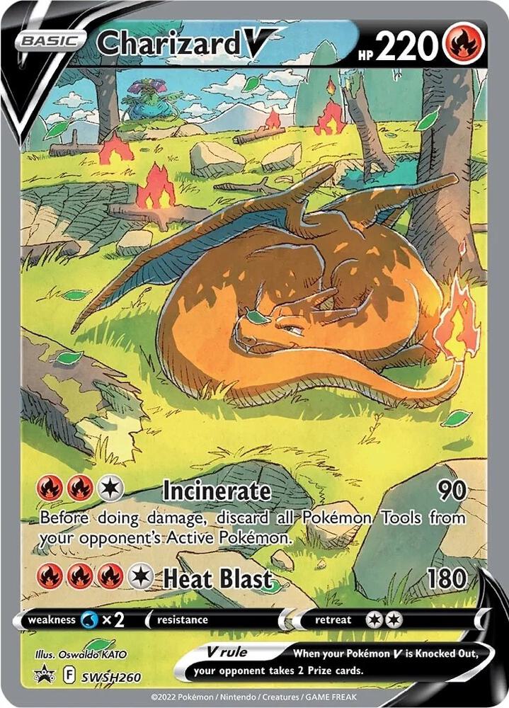 Charizard V SWSH260 (SWSH: Sword & Shield Promo Cards)  - Holofoil