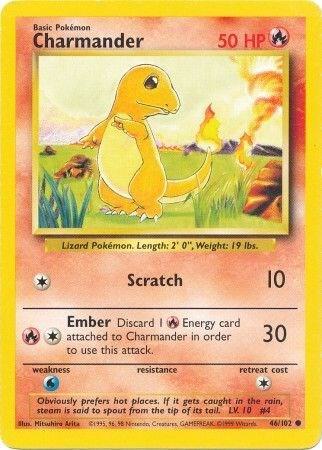 Charmander 046/102 (Base Set)  - Unlimited Normal