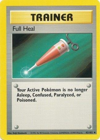 Full Heal 082/102 (Base Set)  - Unlimited Normal
