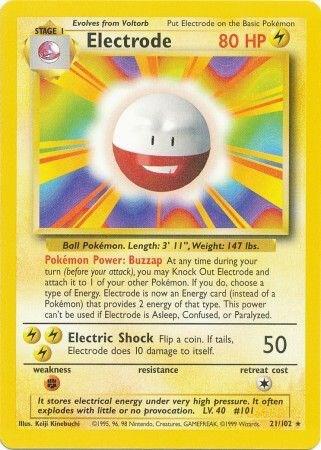 Electrode 021/102 (Base Set)  - Unlimited Normal