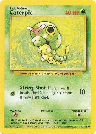 Caterpie 045/102 (Base Set)  - Unlimited Normal