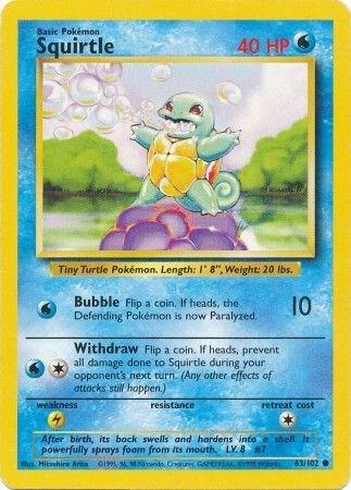 Squirtle 063/102 (Base Set)  - Unlimited Normal