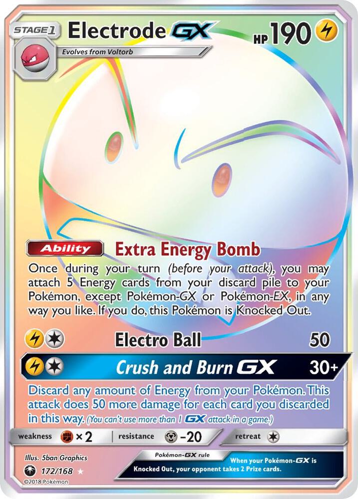 Electrode GX 172/168 (SM - Celestial Storm)  - Holofoil