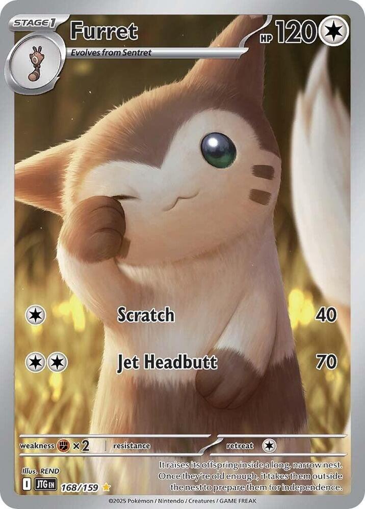 Furret 168/159 (SV09: Journey Together)  - Holofoil