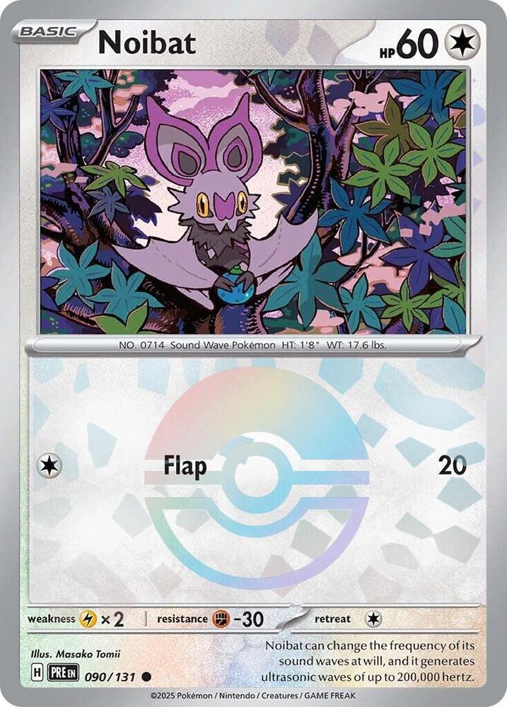 Noibat 090/131 (SV: Prismatic Evolutions)  - Poke Ball Holofoil