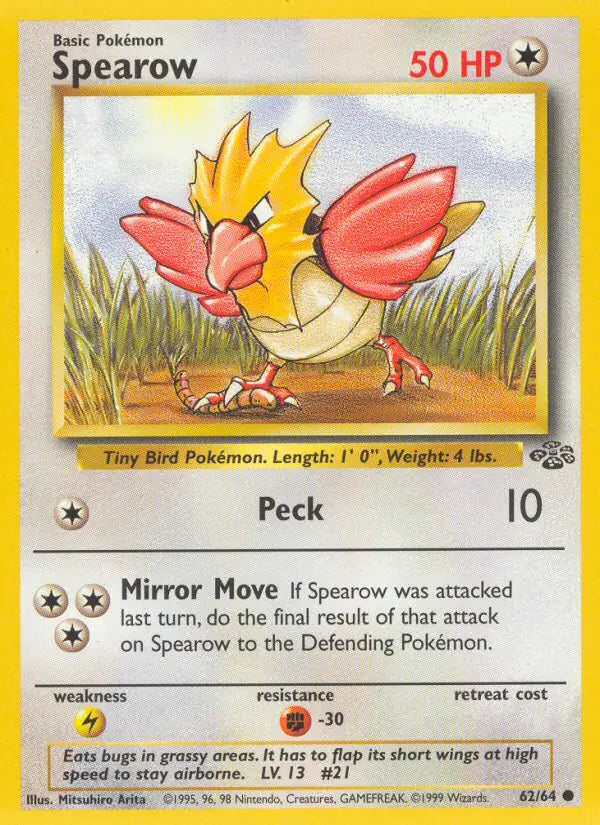 Spearow 62/64 (Jungle)  - Unlimited