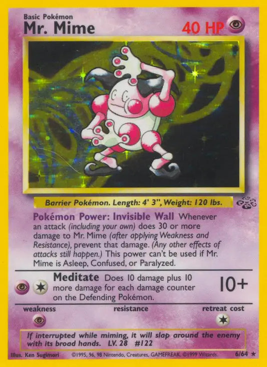 Mr. Mime 06/64 (Jungle)  - Unlimited Holofoil