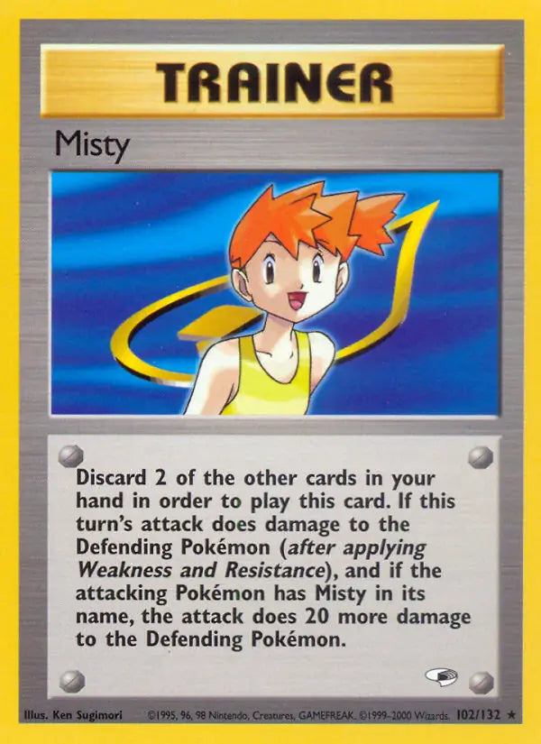 Misty 102/132 (Gym Heroes)  - Unlimited