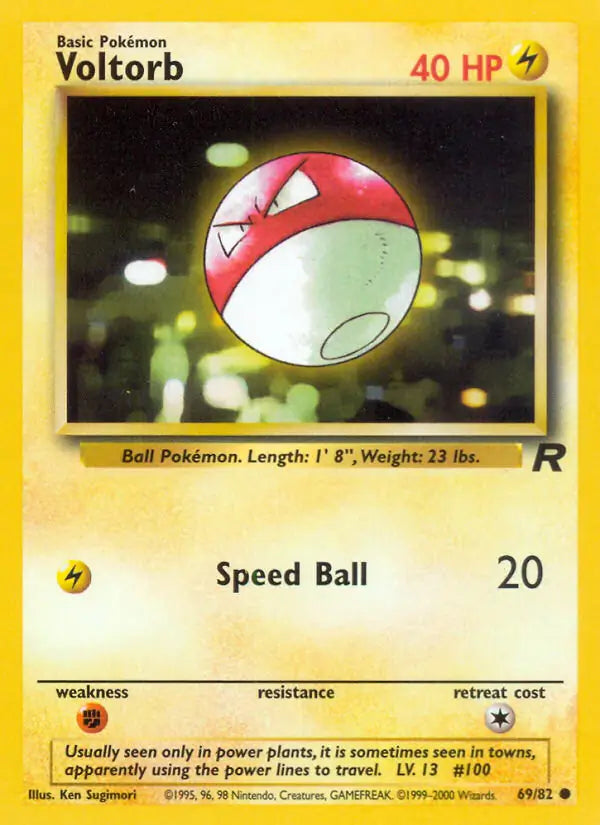 Voltorb 69/82 (Team Rocket)  - Unlimited