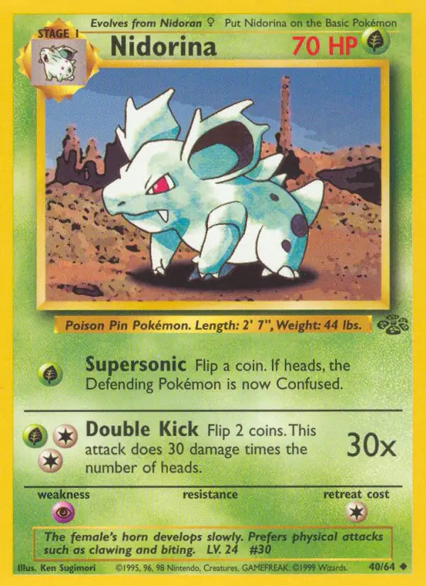 Nidorina 40/64 (Jungle)  - Unlimited