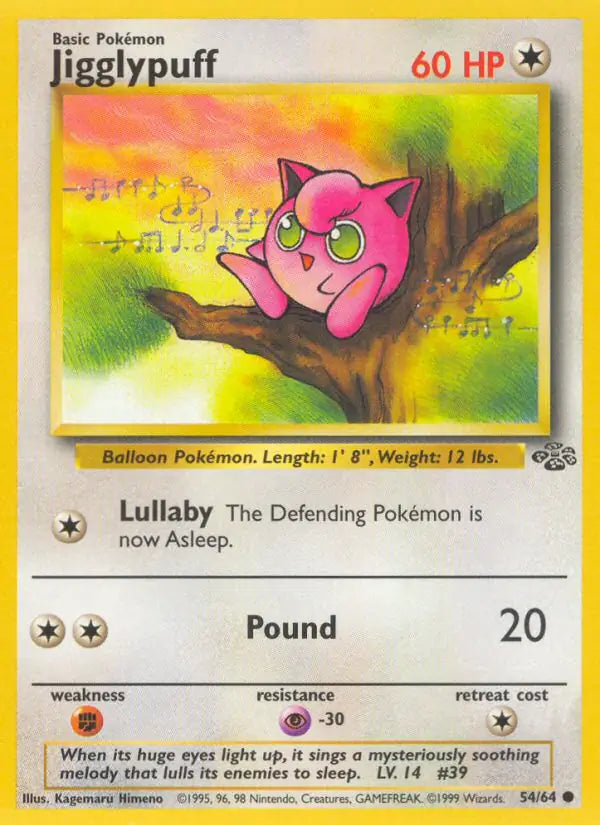 Jigglypuff 54/64 (Jungle)  - Unlimited