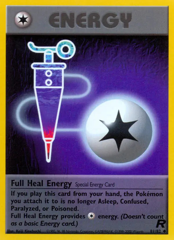 Full Heal Energy 81/82 (Team Rocket)  - Unlimited
