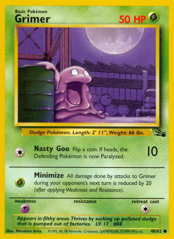 Grimer 48/62 (Fossil)  - Unlimited