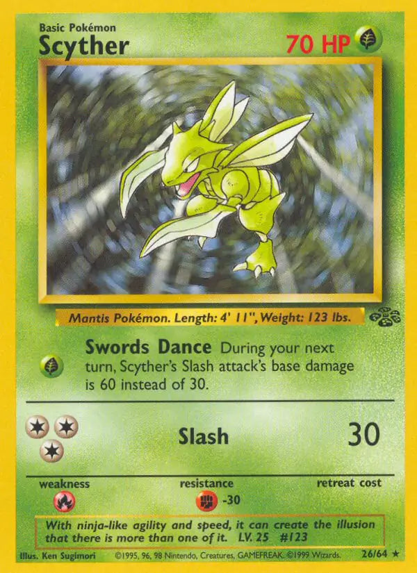 Scyther  26/64 (Jungle)  - Unlimited