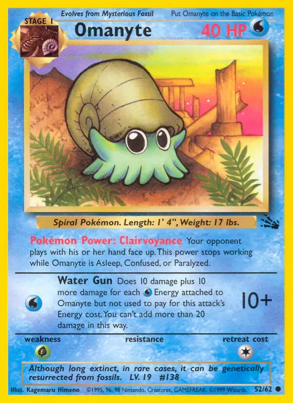 Omanyte 52/62 (Fossil)  - Unlimited