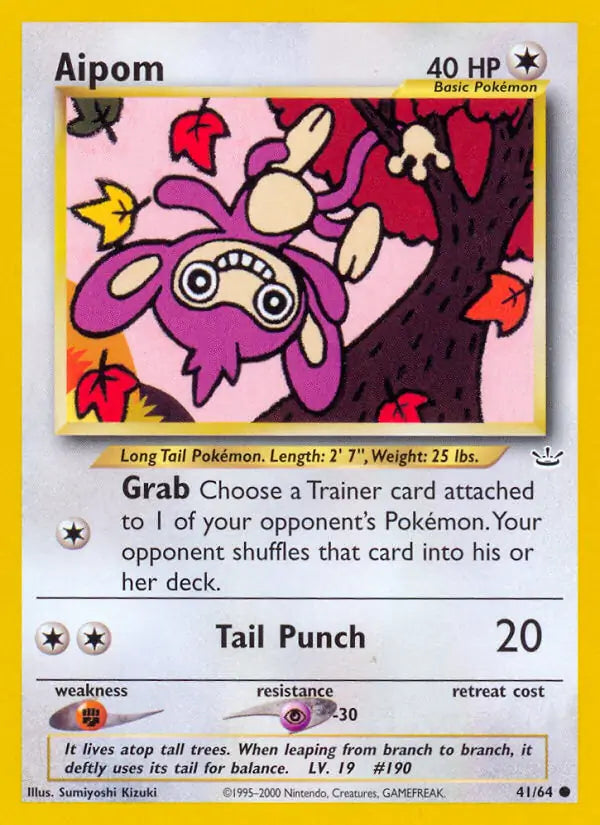 Aipom 41/64 (Neo Revelation)  - Unlimited