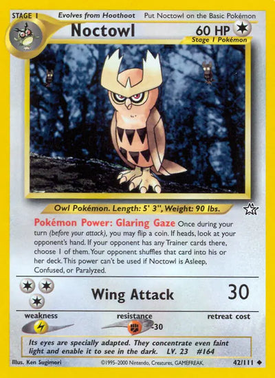 Noctowl 042/111 (Neo Genesis)  - Unlimited