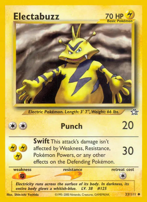 Electabuzz 033/111 (Neo Genesis)  - Unlimited