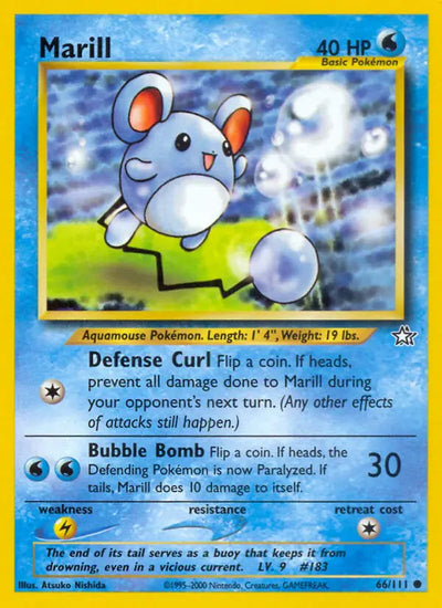 Marill 066/111 (Neo Genesis)  - Unlimited