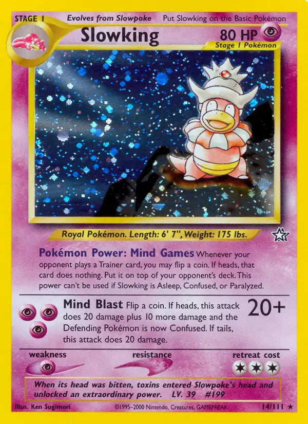 Slowking 014/111 (Neo Genesis)  - Unlimited Holofoil
