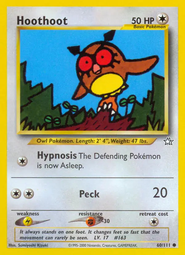 Hoothoot 060/111 (Neo Genesis)  - Unlimited