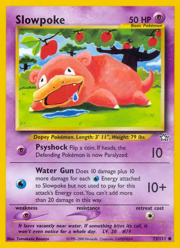 Slowpoke 073/111 (Neo Genesis)  - Unlimited