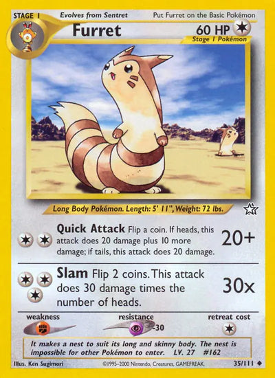 Furret 035/111 (Neo Genesis)  - Unlimited
