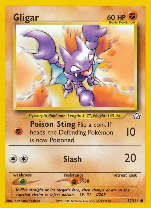 Gligar 059/111 (Neo Genesis)  - Unlimited