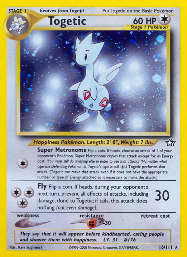 Togetic 016/111 (Neo Genesis)  - Unlimited Holofoil