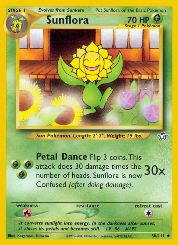 Sunflora 050/111 (Neo Genesis)  - Unlimited