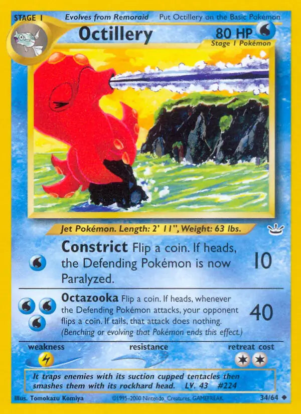 Octillery 34/64 (Neo Revelation)  - Unlimited