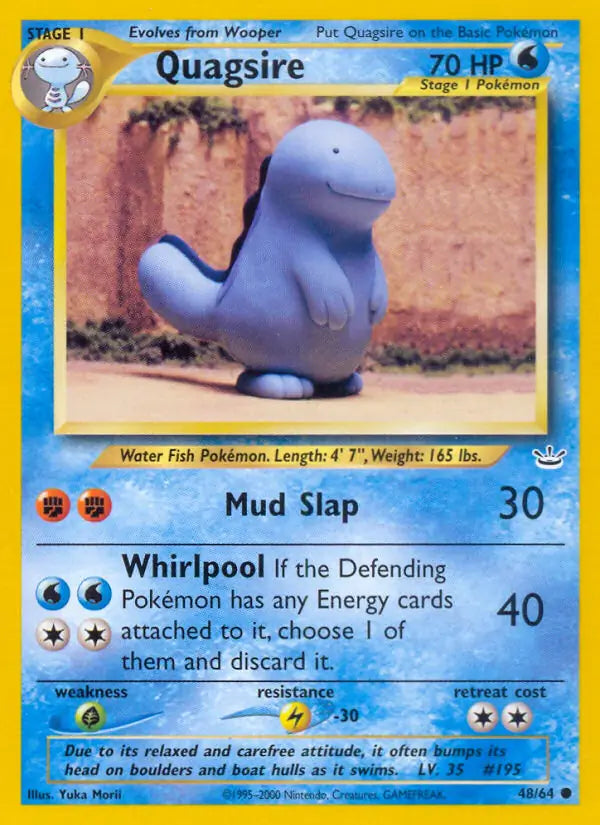 Quagsire 48/64 (Neo Revelation)  - Unlimited