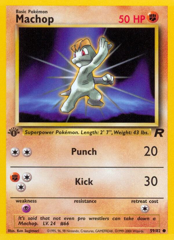 Machop 59/82 (Team Rocket)  - 1st Edition