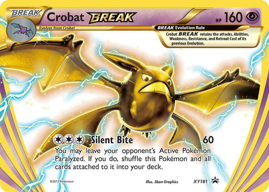 Crobat BREAK XY181 (XY Promos)  - Holofoil