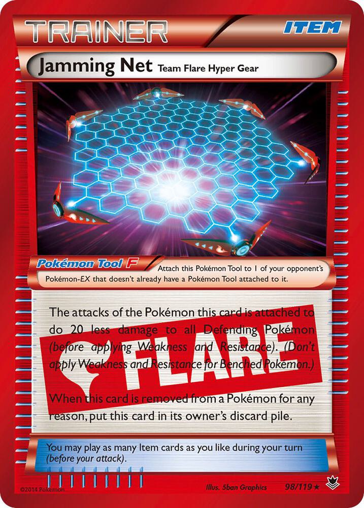 Jamming Net 98/119 (XY - Phantom Forces)  - Holofoil