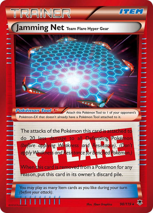 Jamming Net 98/119 (XY - Phantom Forces)  - Holofoil
