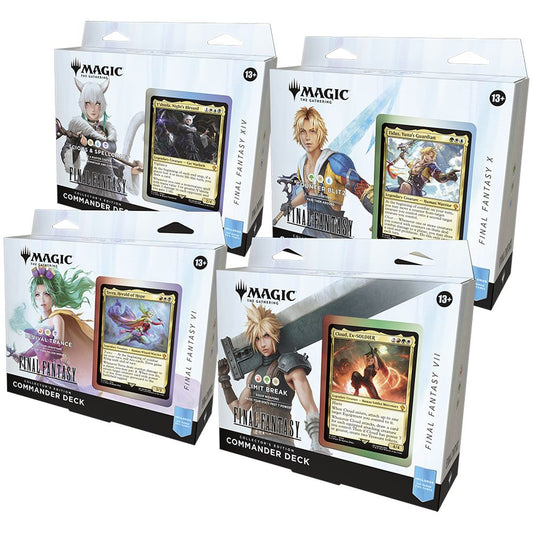 Magic Final Fantasy - Commander Deck Display Collector Edition Pre Order Limit Reached