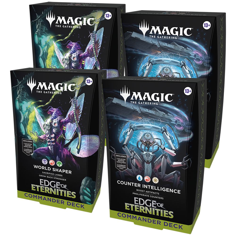 Magic Edge of Eternities - Commander Deck Pair (World Shaper & Counter Intelligence)