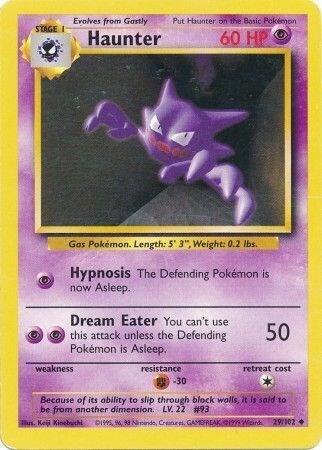 Haunter 029/102 (Base Set)  - Unlimited Normal