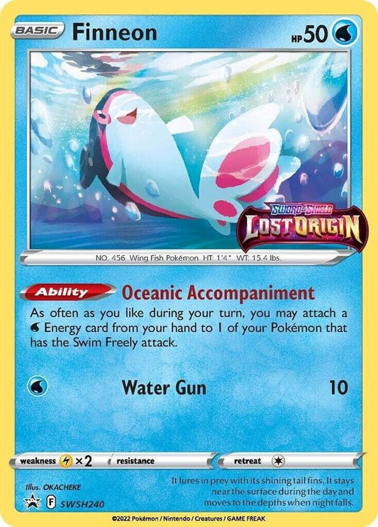 Finneon Prerelease SWSH240 (SWSH: Sword & Shield Promo Cards)  - Holofoil