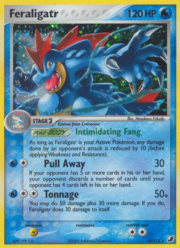 Feraligatr 4/115 (Unseen Forces)  - Holofoil