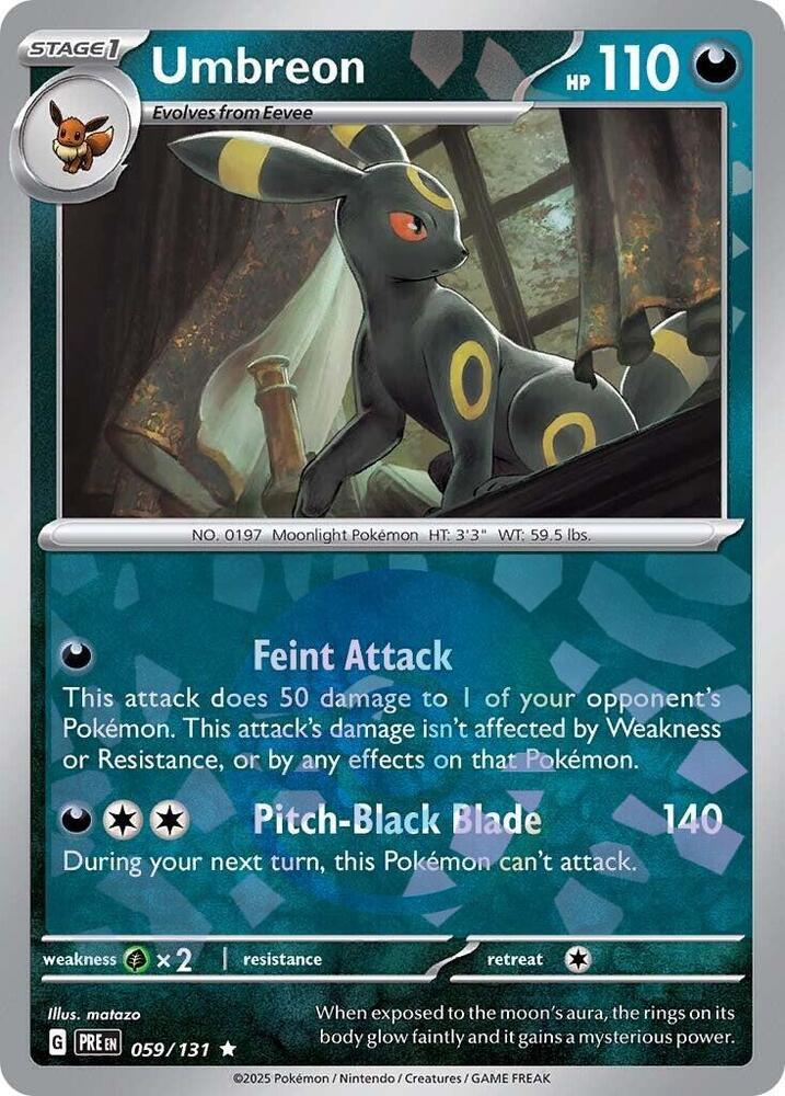 Umbreon 059/131 (SV: Prismatic Evolutions)  - Poke Ball Holofoil