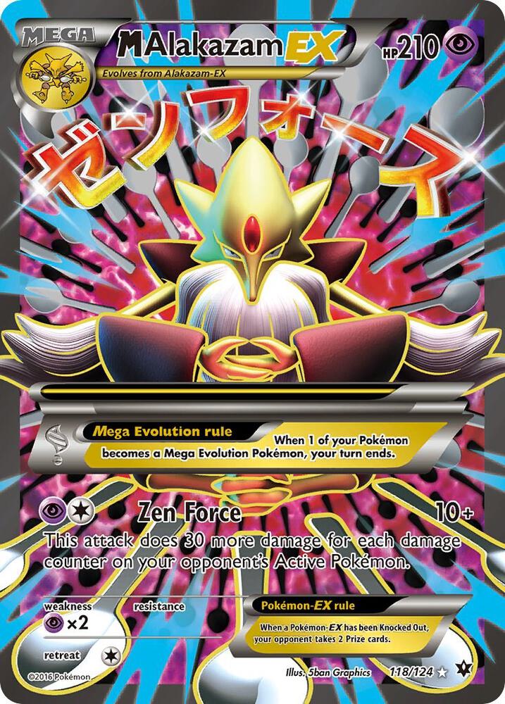M Alakazam EX 118/124 (XY - Fates Collide)  - Holofoil