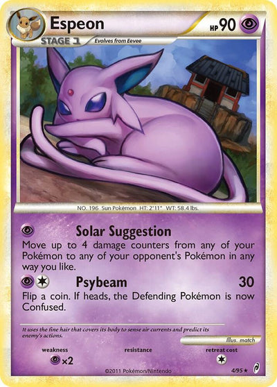 Espeon 4/95 (Call of Legends)  - Holofoil