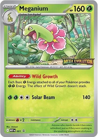 Meganium 001 (ME: Mega Evolution Promo) 