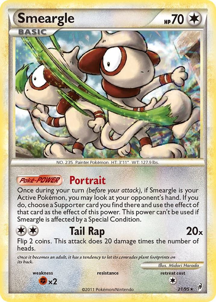 Smeargle 21/95 (Call of Legends)  - Holofoil