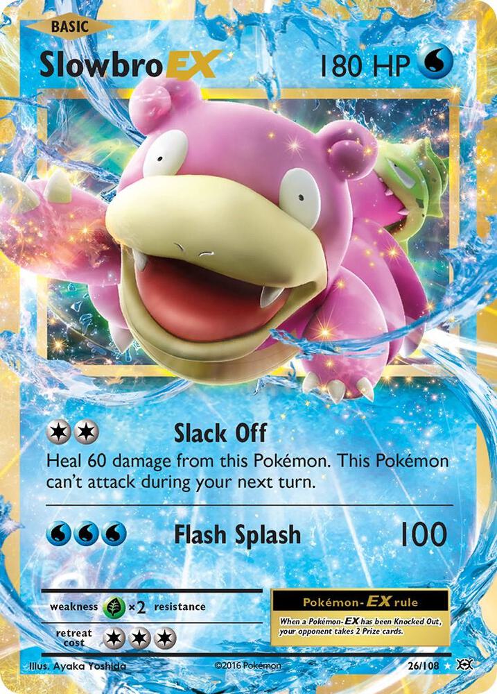 Slowbro EX 26/108 (XY - Evolutions)  - Holofoil