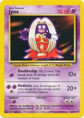 Jynx 031/102 (Base Set)  - Unlimited Normal