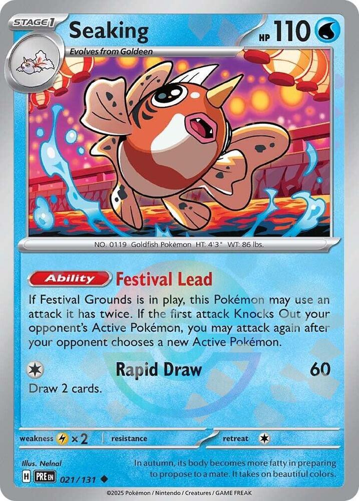 Seaking 021/131 (SV: Prismatic Evolutions)  - Poke Ball Holofoil